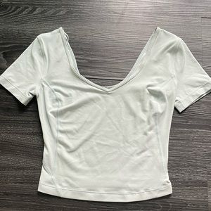 light blue lululemon top